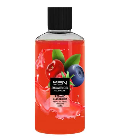 SEN Red & Blueberry Shower Gel